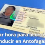 sacar hora para licencia de conducir en Antofagasta