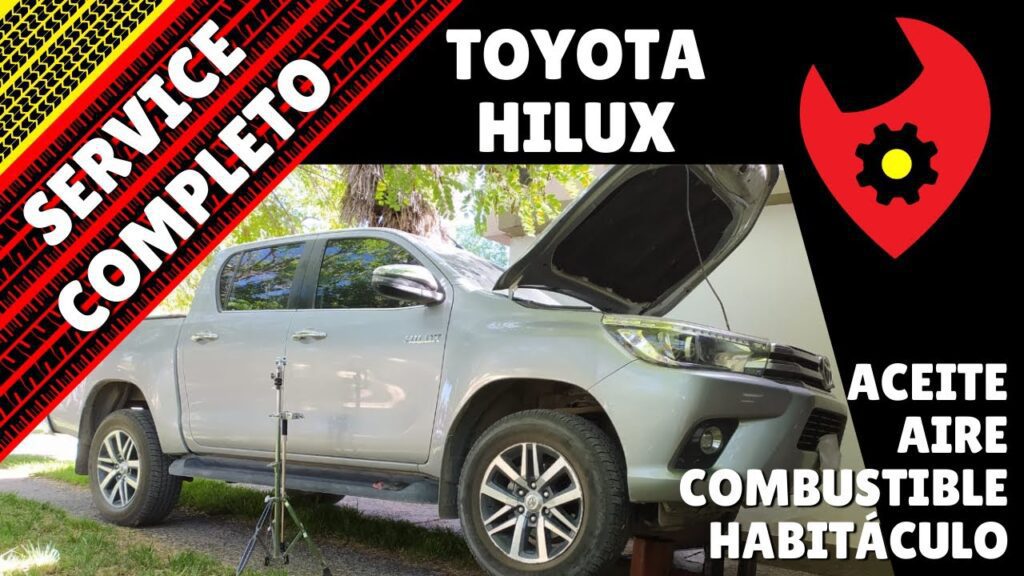 service completo Toyota Hilux 2.8 2.4 Cambio Aceite y Filtros